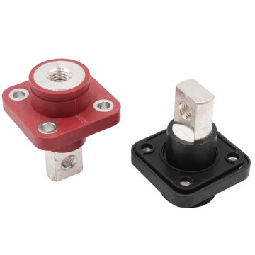 1Pair 150A Heavy Duty DIY Lithium Battery Pack Terminal Busbar Connector M8 Screw M5 Flange