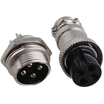 GX16 Plug 4 Pin Male Female Aviation Connector