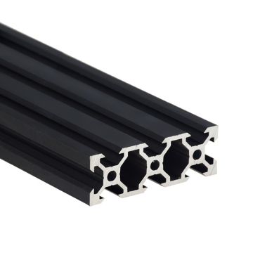 2060 V Slot Black Anodized Aluminum Extrusion Profile for 3D Printer and CNC