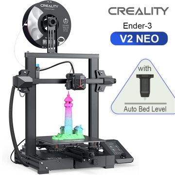 Creality Ender 3 V2 NEO 3D Printer Upgraded with Auto Bed Level