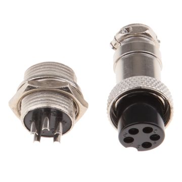 GX16 Plug 5 Pin Male Female Aviation Connector