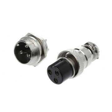 GX16 Plug 3 Pin Male Female Connector