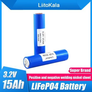 LiitoKala 33140 3.2v 15Ah Brand New Original LiFePO4 Lithium Iron Phosphate Battery for EV E-scooter E-Bike