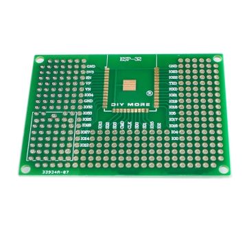 Doublesided Bread board for ESP8266 ESP-12F ESP-12E ESP32S ESP32 Universal Prototyping Breakout Board