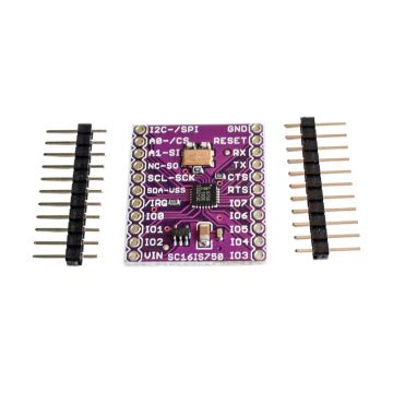 SC16IS750 I2C-Bus/SPI Interface to Single Channel High Performance UART