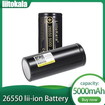LiitoKala 26650 5000mah Li-ion Rechargeable EV Grade Battery 