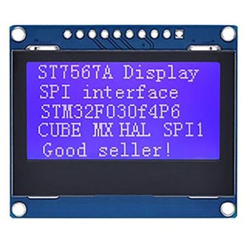 12864 SPI Graphic LCD 128x64 LCD Module ST7567A with Font Library