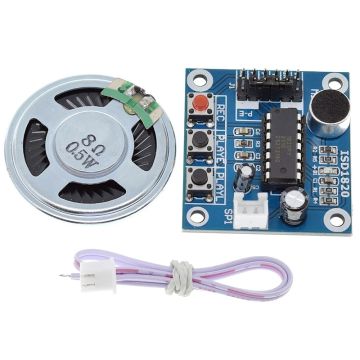 ISD1820 Voice Recorder Module with Microphone + Loudspeaker