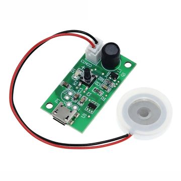 DIY Mist Maker Kit 5V USB Mini Humidifier and Driver Circuit Board Module Fogger Atomization Atomizer