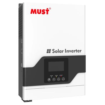 MUST 24V 2KW Off Grid Intelligent Pure Sine Wave Solar Inverter UPS MPPT Solar Charge Controller