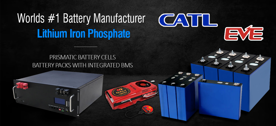 Original EVE, CATL Lithium Iron Phosphate (LiFePO4) batteries with DALY BMS, JK BMS and balancers in Bangladesh 