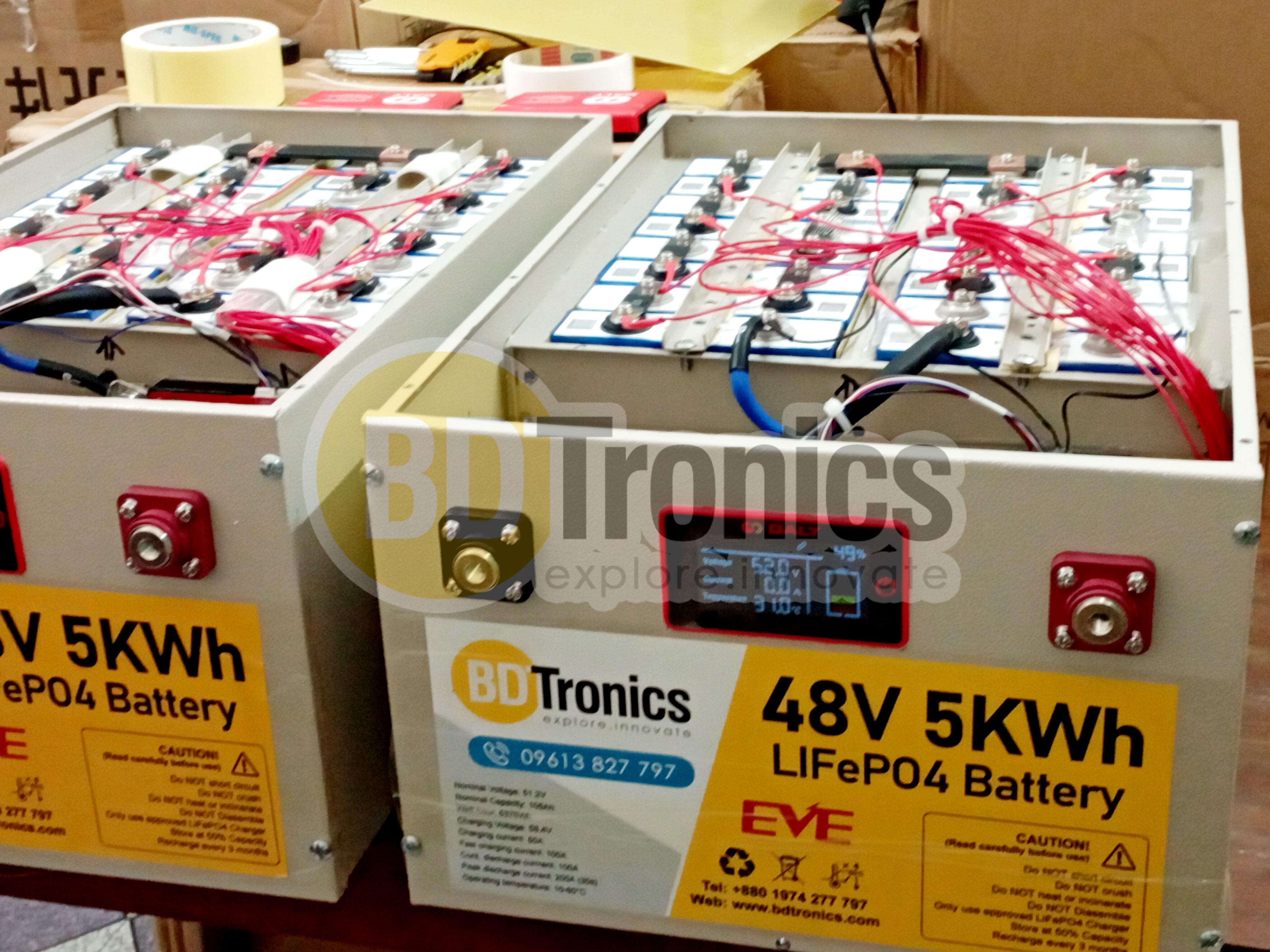 BDTronics-এর নিজস্ব ডিজাইন ও দেশীয় প্রযুক্তিতে তৈরি LiFePO4 ব্যাটারী প্যাকের জন্য ইন্ডাস্ট্রিয়াল কেসিং