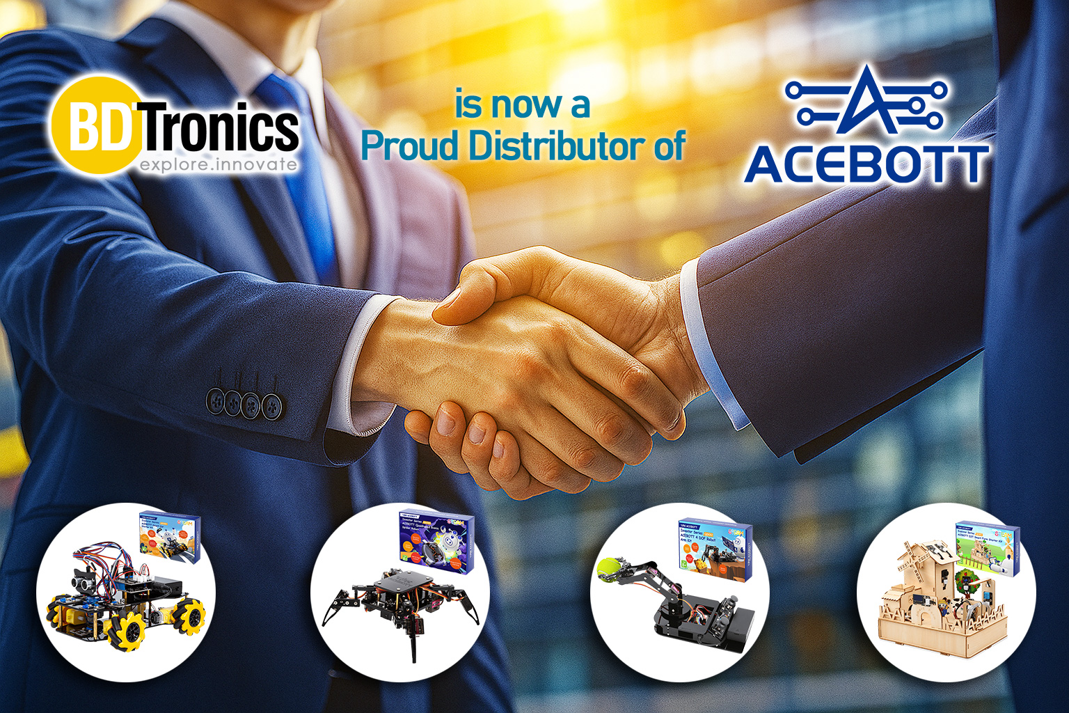 BDTronics এখন ACEBOTT এর গর্বিত অফিসিয়াল ডিস্ট্রিবিউটর
