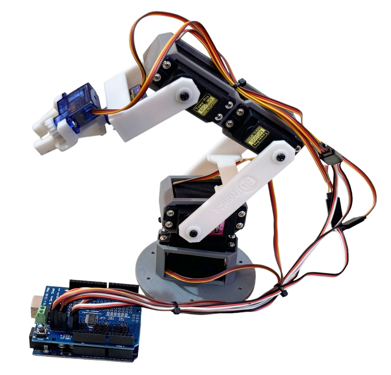 Mearm Arduino Arm Kit Kit Miniature Robotic Arm MeArm Maker Kit