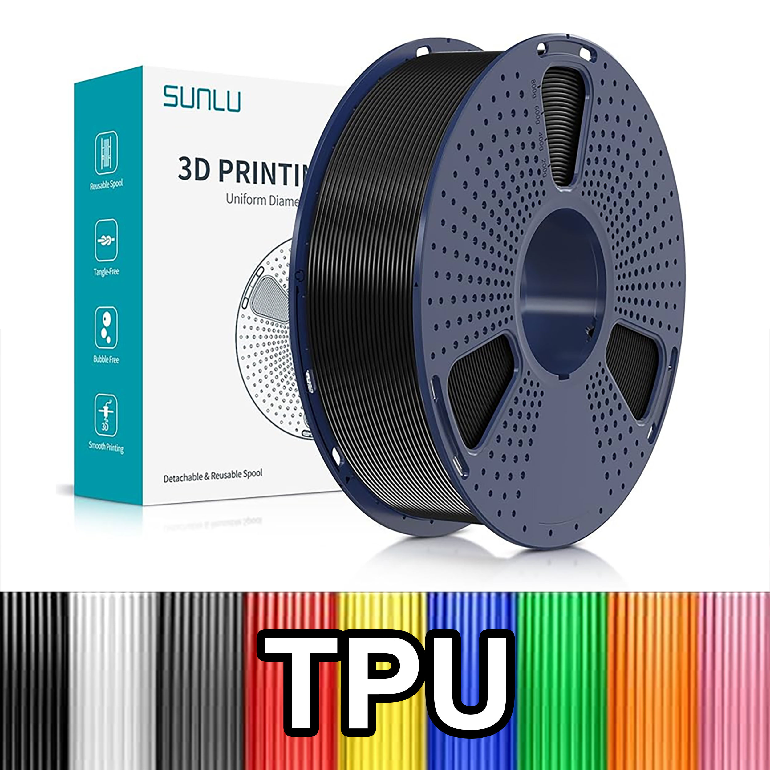 Sunlu TPU Filament for 3D Printing (1KG) in Bangladesh