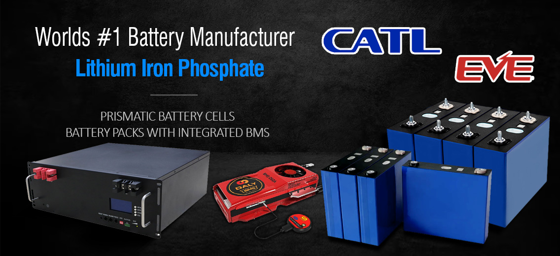 Original EVE, CATL Lithium Iron Phosphate (LiFePO4) batteries with  DALY BMS, JK BMS and balancers in Bangladesh 